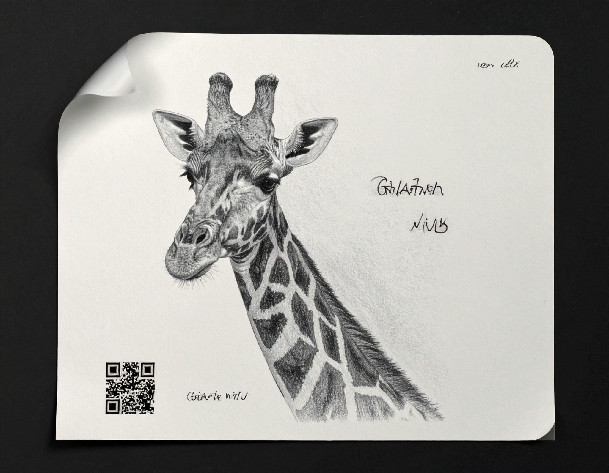 Artist Drawing by Studio Meridian, Charcoal and graphite on cotton rag paper