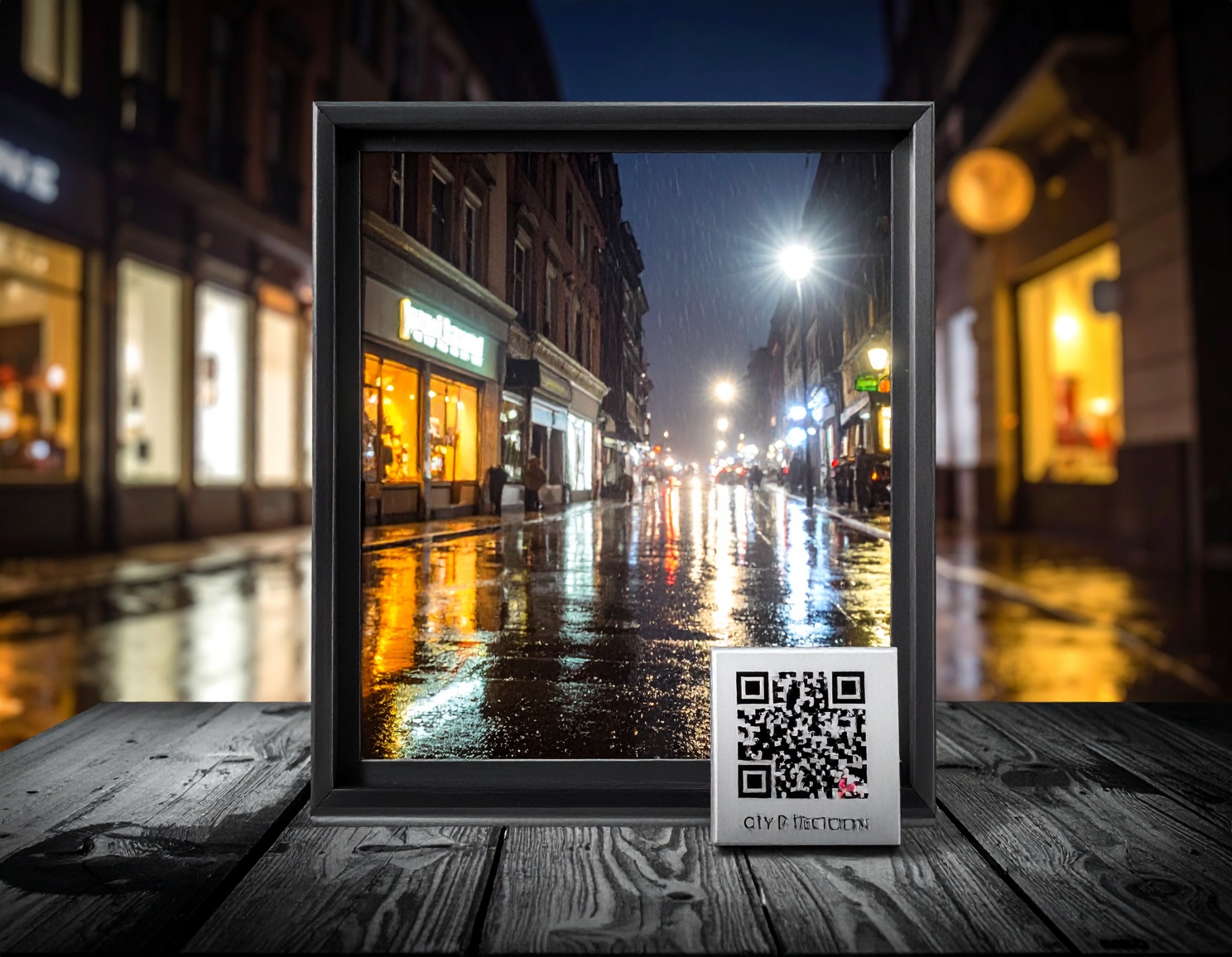 City Reflections by Northbank Collective, Archival pigment print on baryta paper