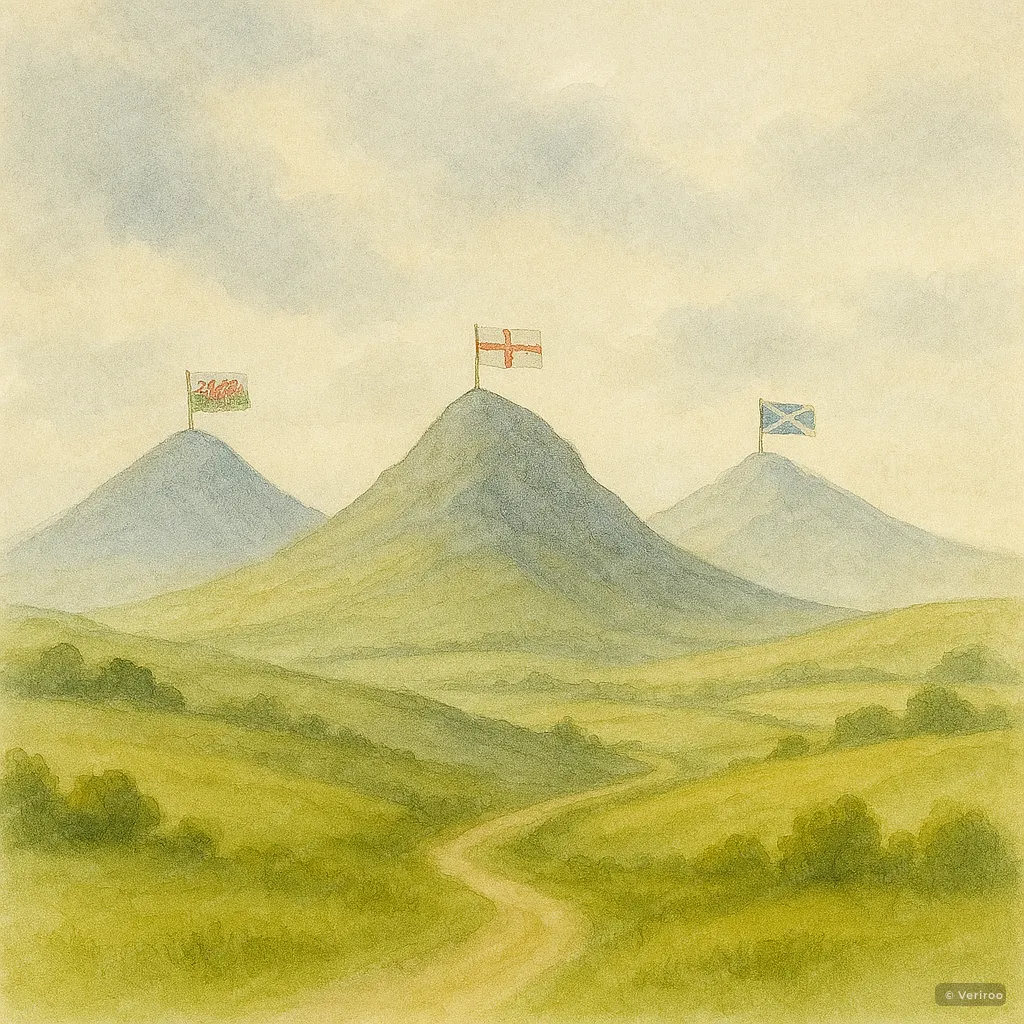 Three Peaks, Three Souls (Demo Item), Watercolour