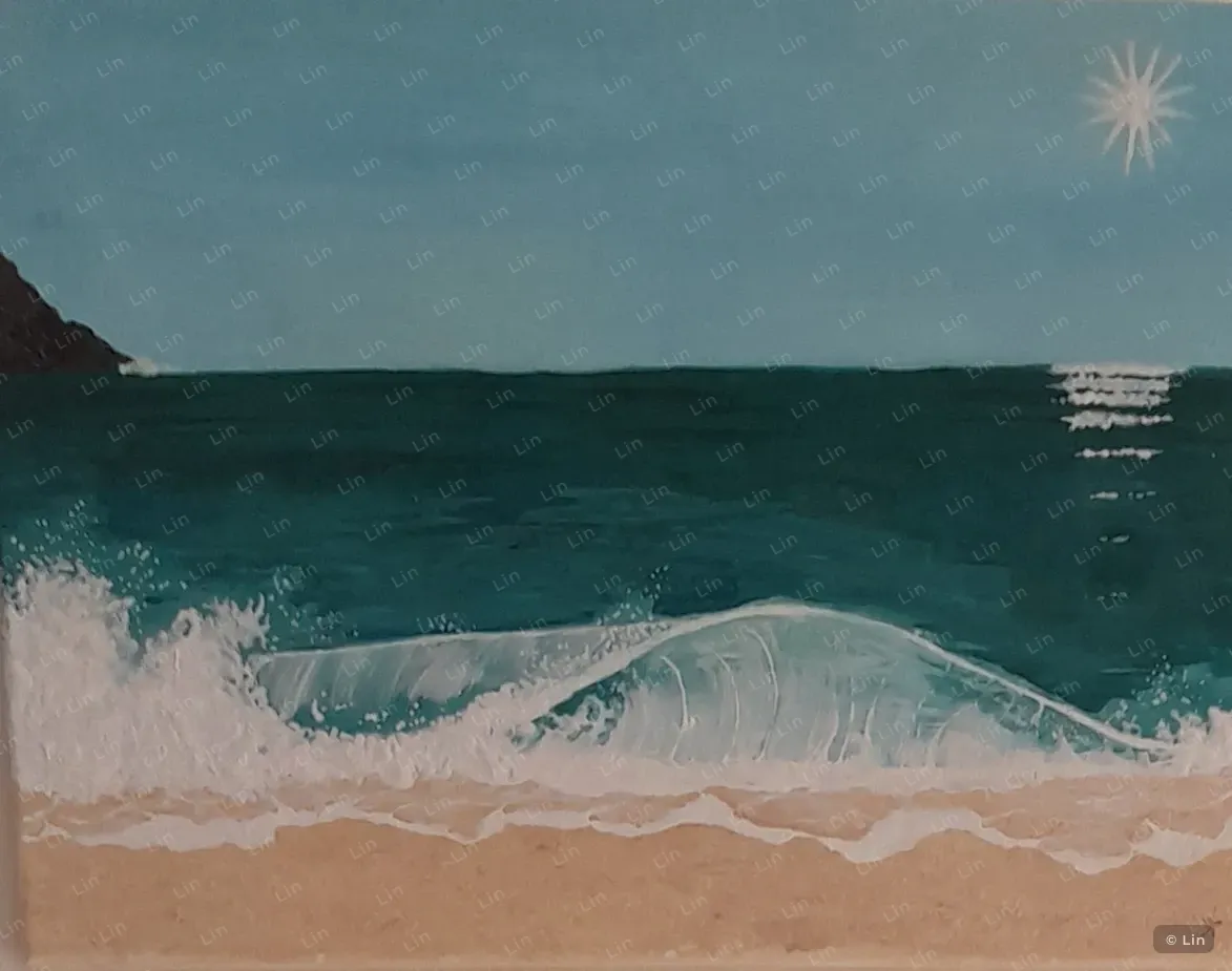 Upon Reflection by Lin, Acrylic