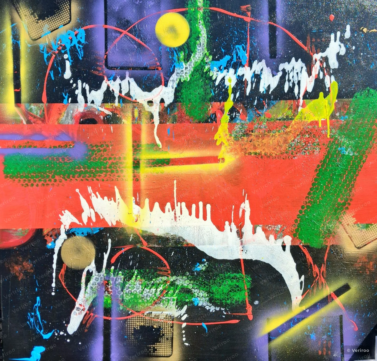 Neon odyssey by shenickart, Painting