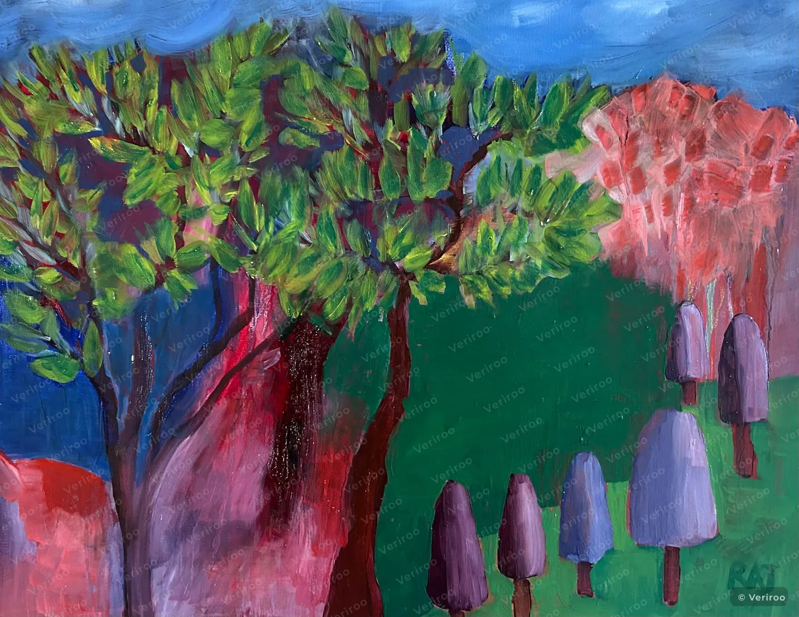 Dream Landscape XIX by Raj Kumar Masand, painting
