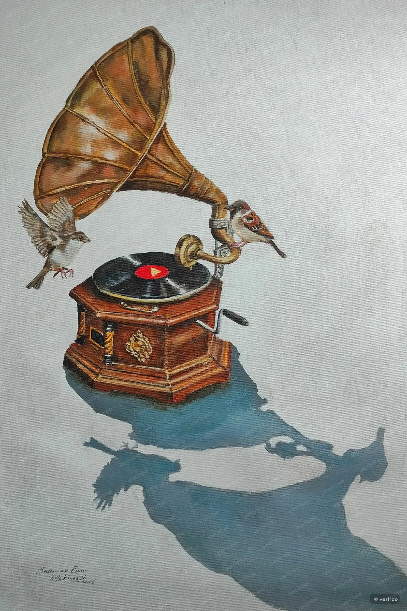After the Song Ends by Sreenivasa Ram Makineedi, Painting