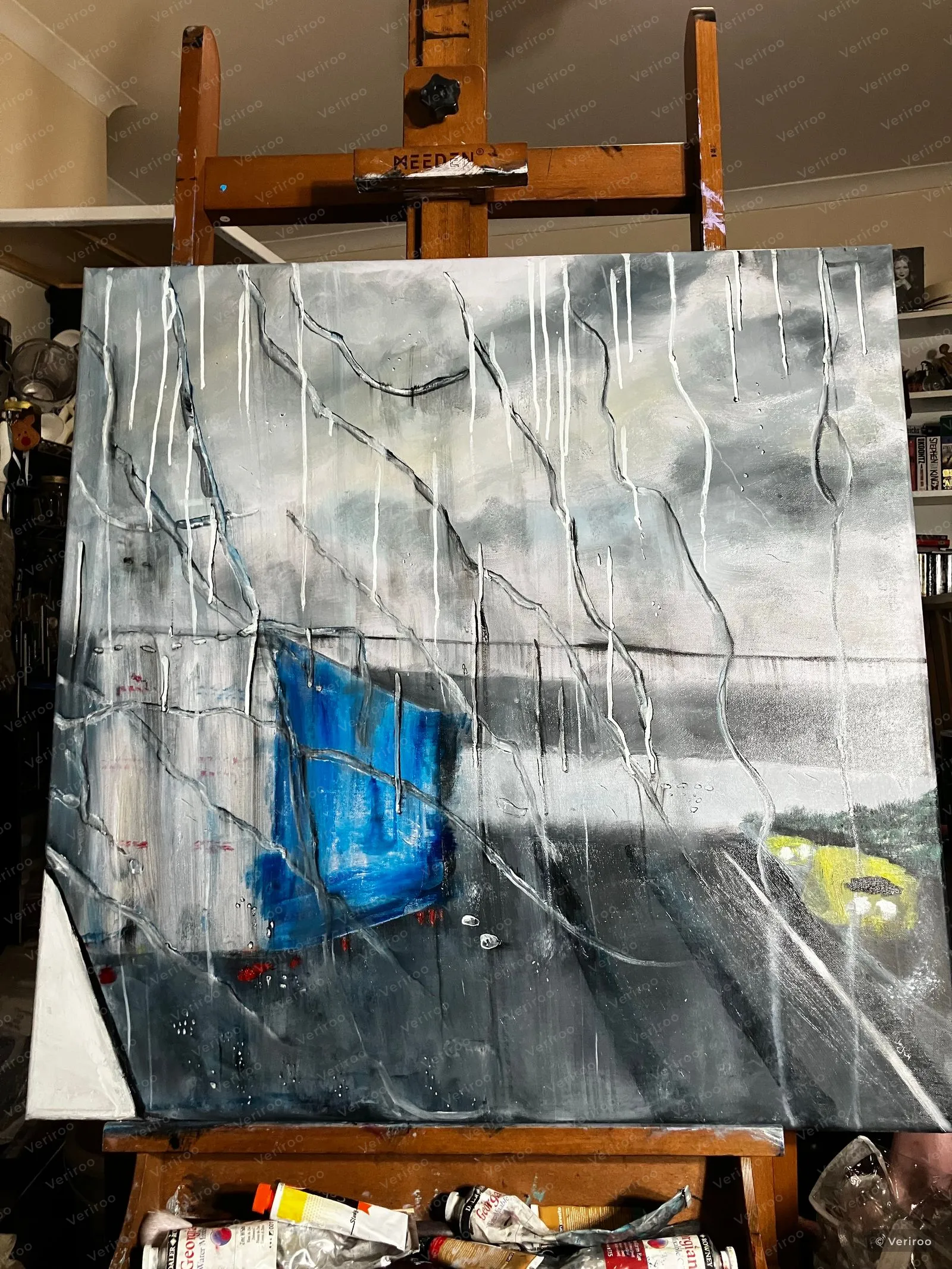 Hell is a Road Trip on the M6 by Jay, Painting