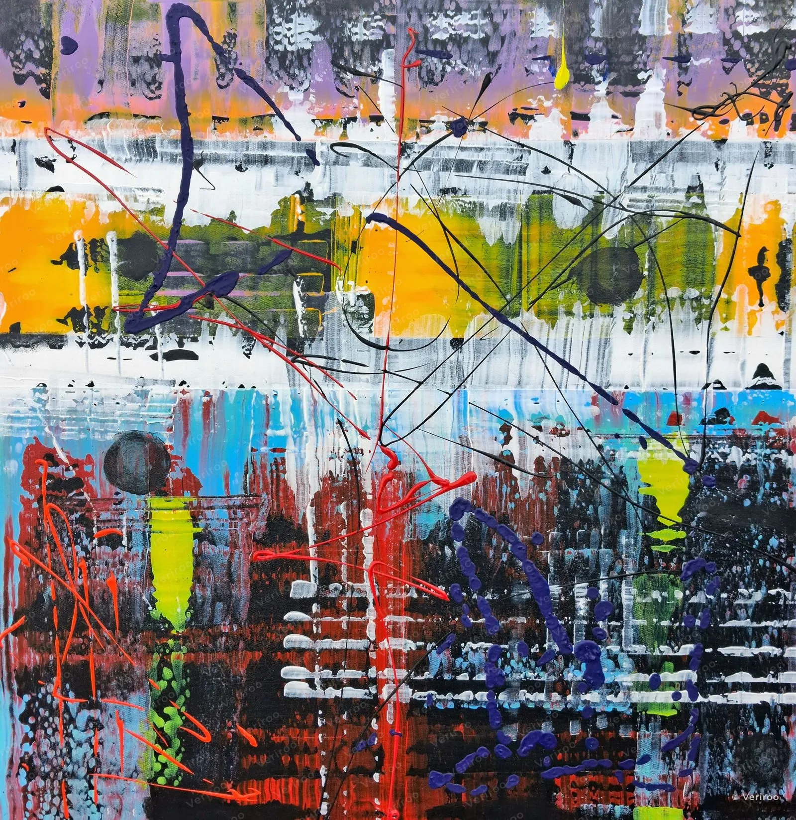 Between The Layers by shenickart, Painting