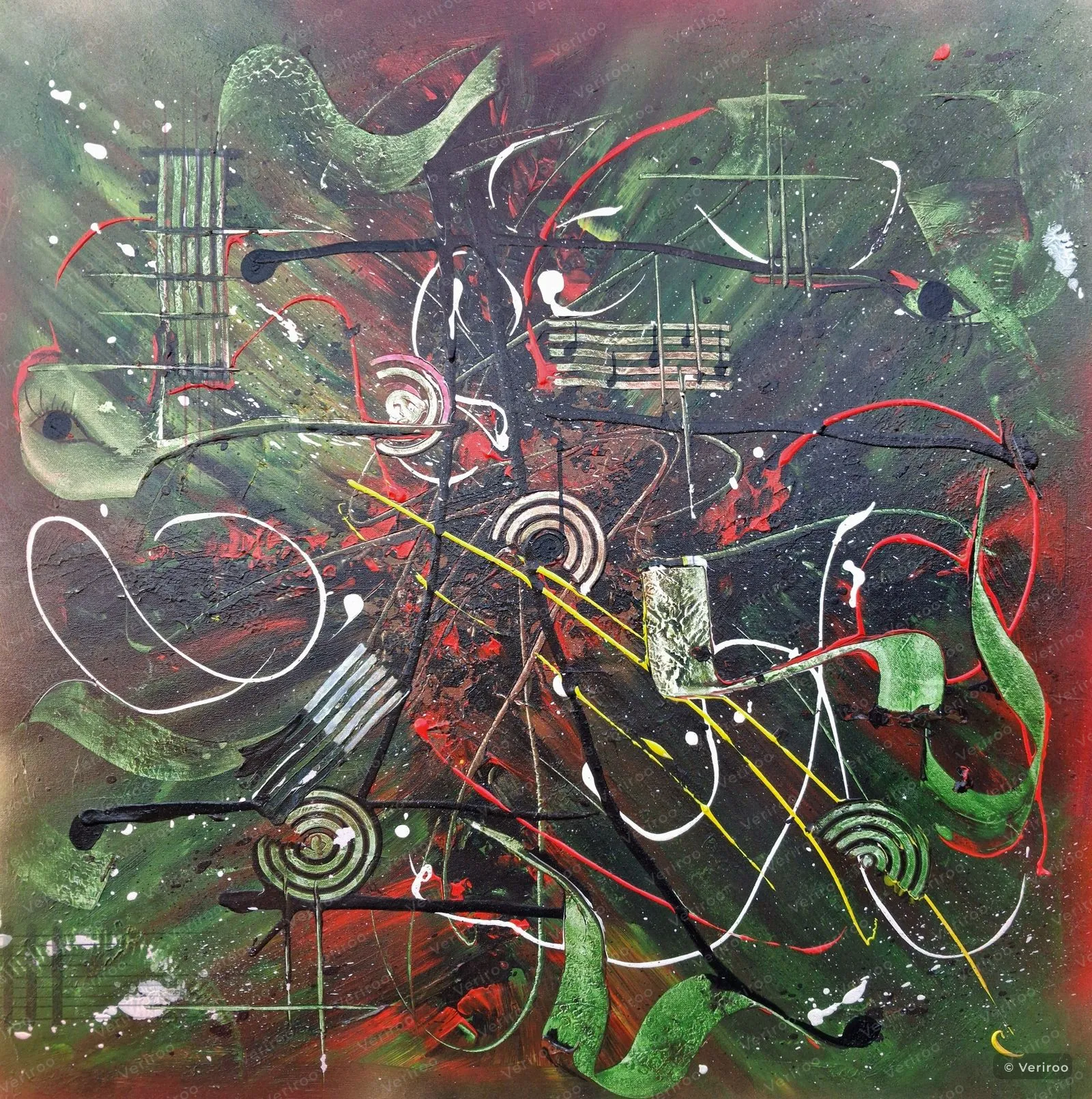 Tunes by shenickart, Abstract painting