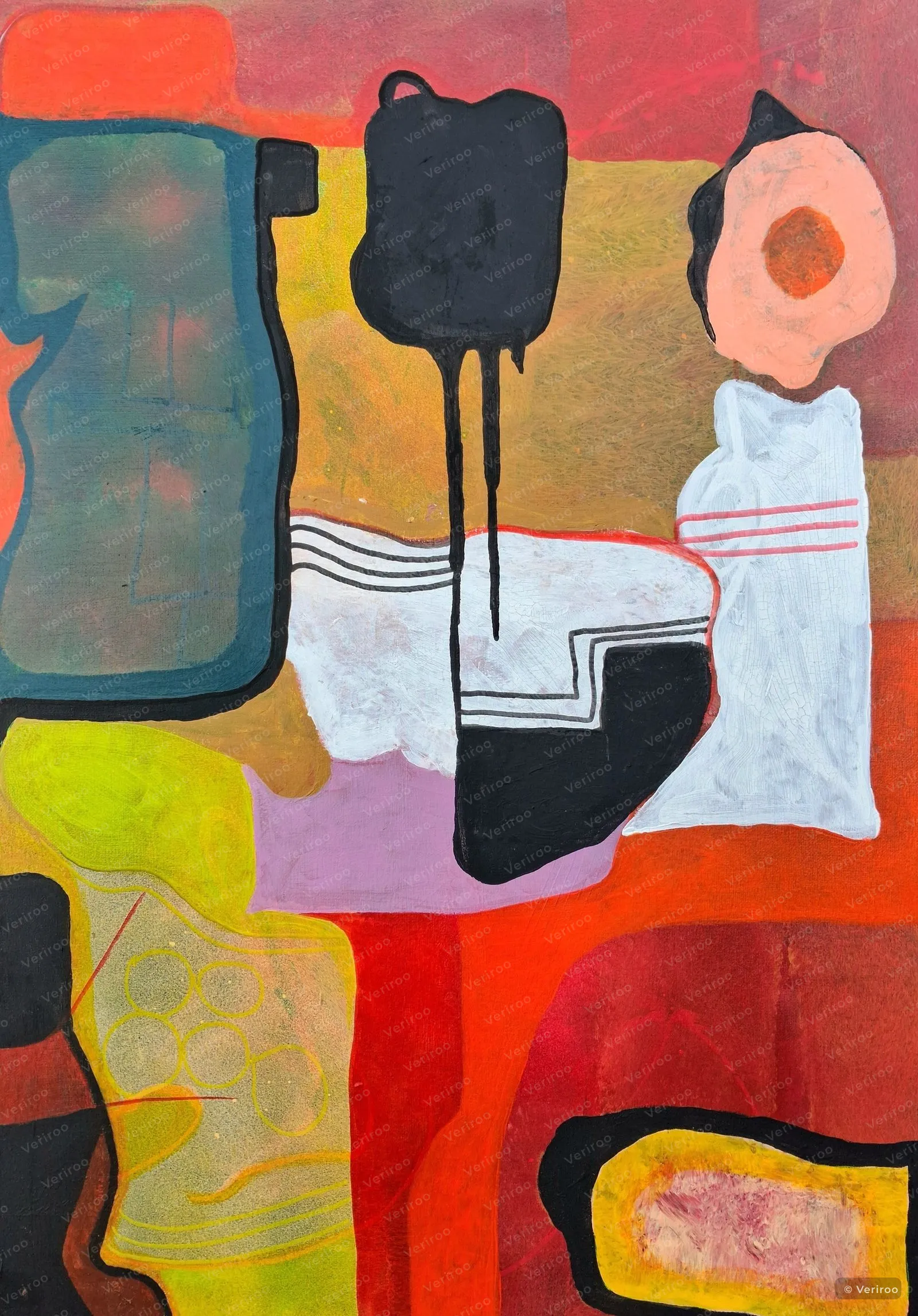 Unstable equilibrium by shenickart, Abstract painting