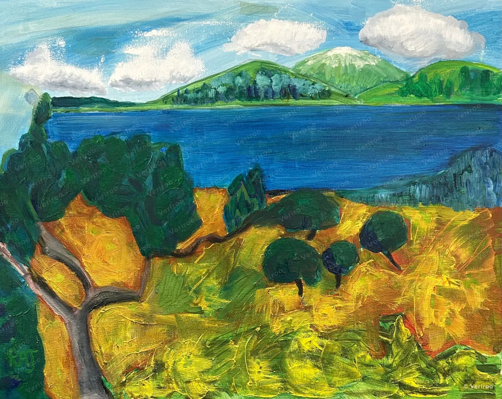 Opulent Orchard by Raj Kumar Masand, Painting