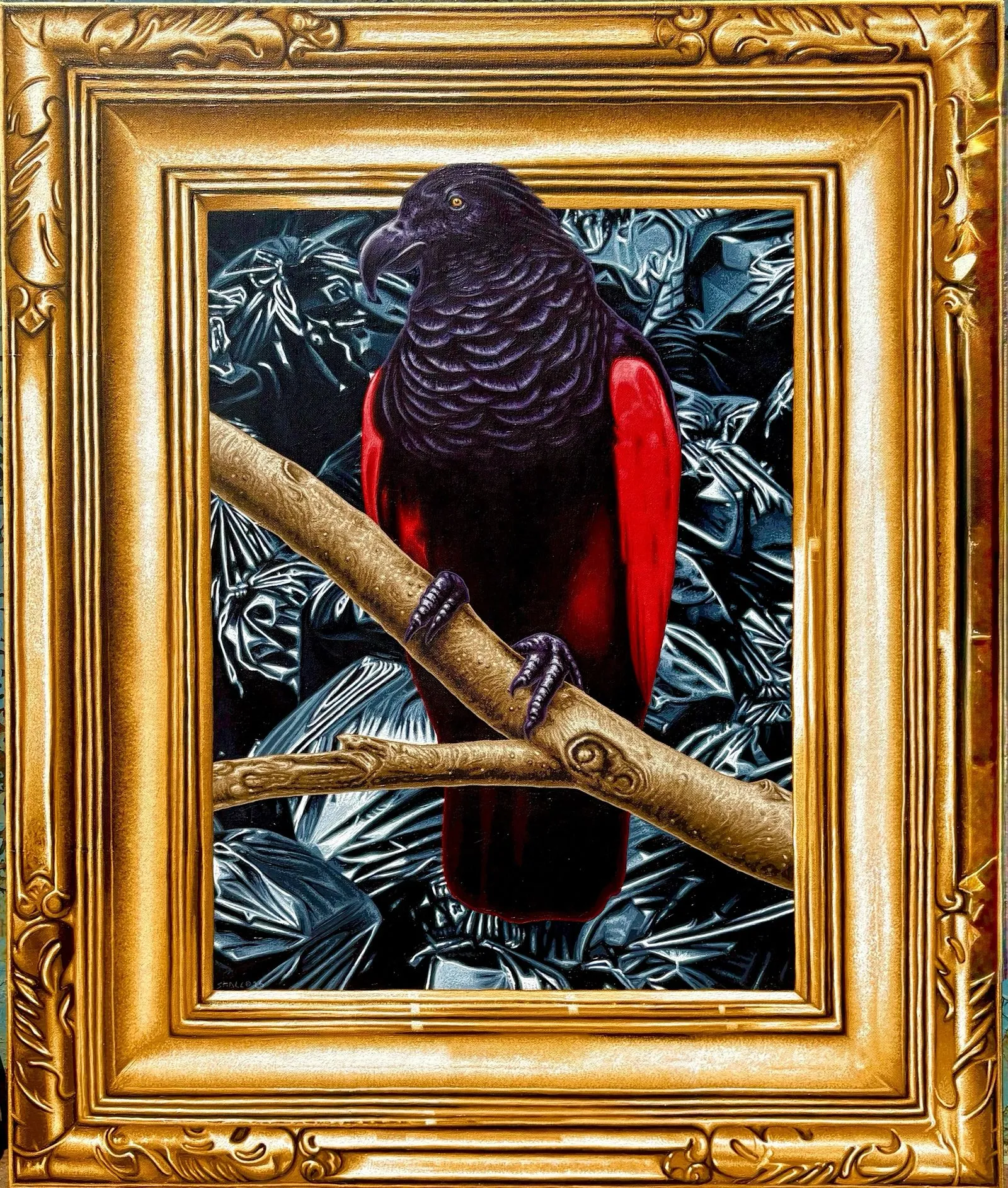 Bad Habitat Too by Stephen Hall, Painting