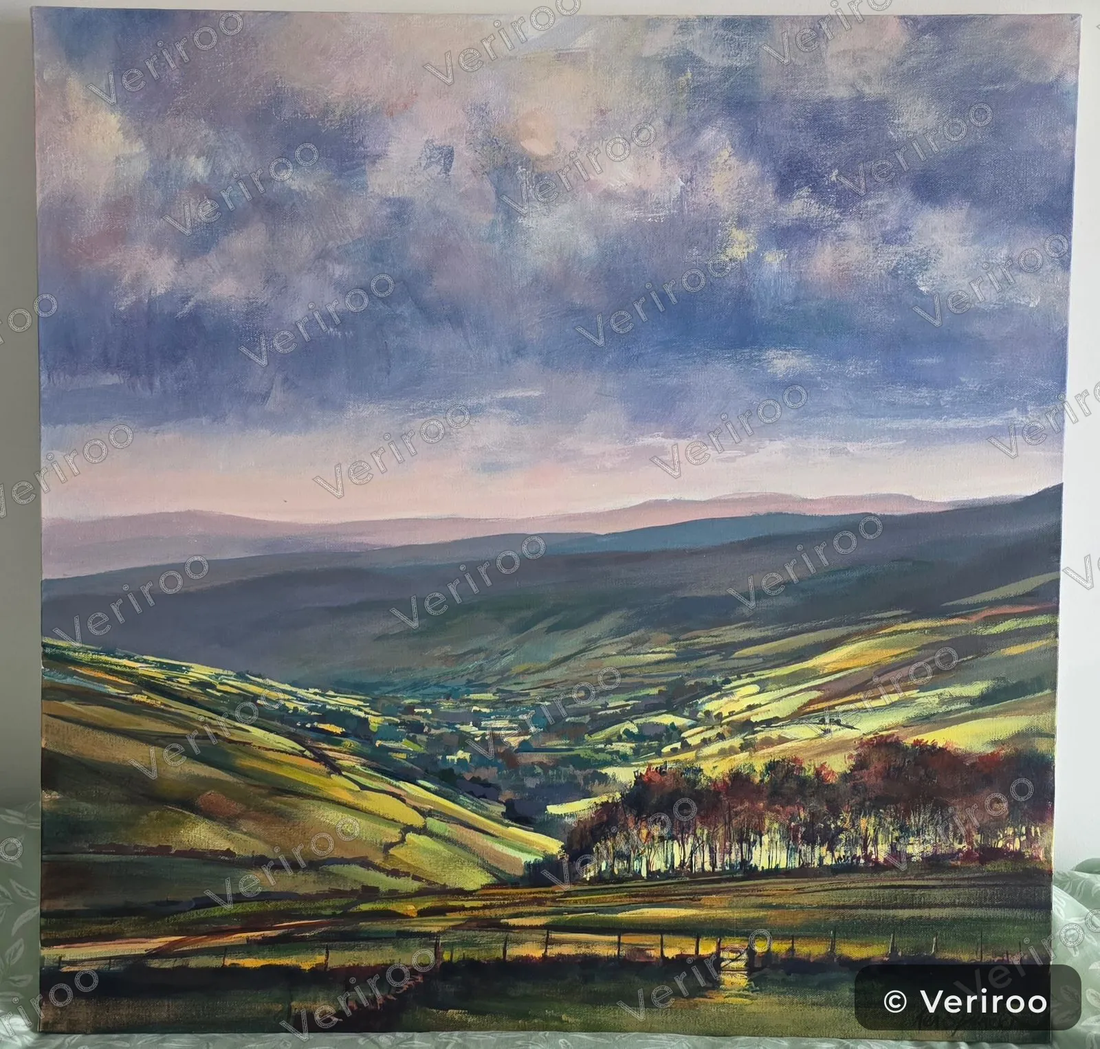 Into Ingram Valley, Painting